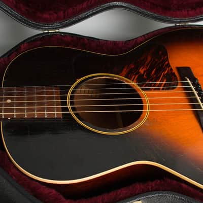 Gibson  L-00 Flat Top Acoustic Guitar (1938), ser. #DG-3330, black tolex hard shell case. image 13