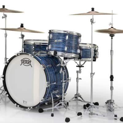 Pearl President Series Deluxe 3-piece Shell Pack - 22" Bass Drum OCEAN RIPPLE image 2