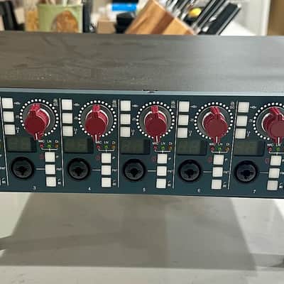 AMS Neve 1073OPX 8-Channel Microphone / Line Preamp 2021 - Present - RAF Blue image 1