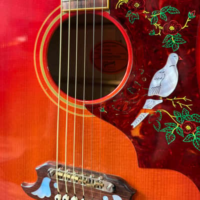 Rare Gibson Custom Shop 1960’s Dove 2012 Vintage Cherry Burst Collectors Grade image 3