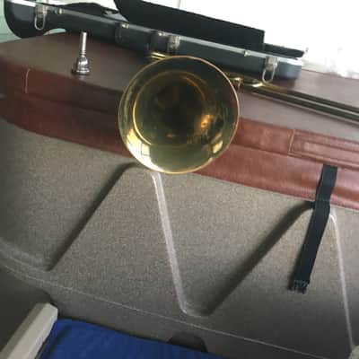 MARTIN "THE MARTIN COMMITTEE" 1948 HANDCRAFT TROMBONE ORG. LAC SERVICED GREAT SLIDE NO WEAR CASE SBK image 10