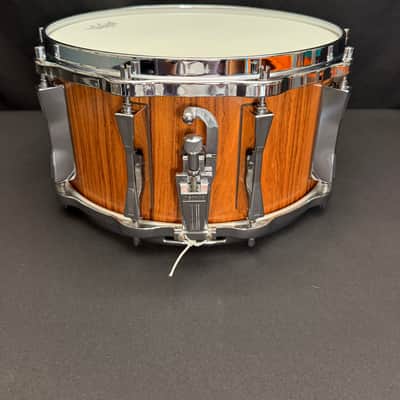 Sonor Lite LD547x Snare Drum 14" x 7,25" 1985 - Genuine Rosewood Veneer image 7