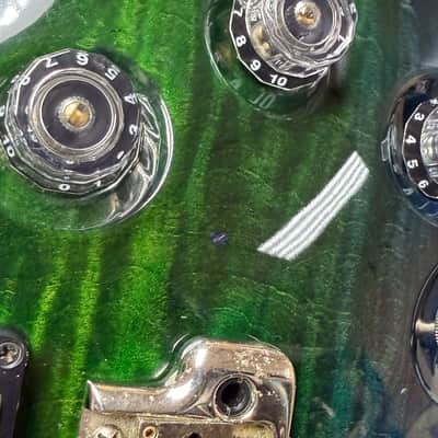2012 PRS DGT Custom Color Blue Green Fade 10 Top Birds image 11