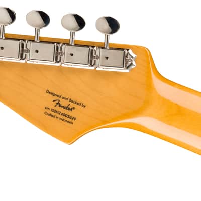 Squier Classic Vibe '50s Stratocaster HT Maple FB Parchment Pickguard Surf Green image 5