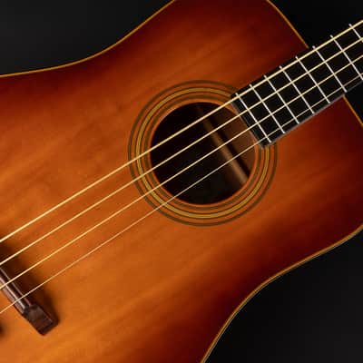 1994 K. Yairi YB-1B - Dark Brown Sunburst | Vintage 4-String Japan Acoustic Bass Pickup | OHSC image 21