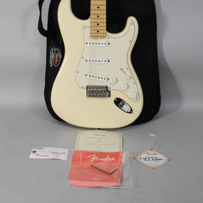 2017 Fender American Special Stratocaster Olympic White w/Gig Bag image 1