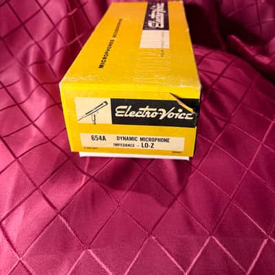 Electro-Voice 654A Dynamic Microphone 1950 - 1969 with all documentation and original box image 2