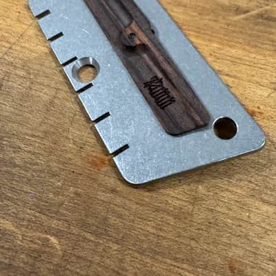 Zamm Guitar Raw Steel Guitar Bridge – Made in USA Fits Danelectro Silvertone image 2