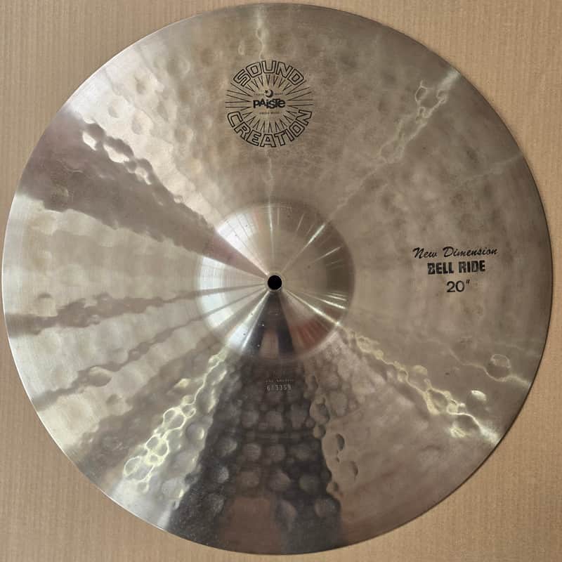 1980s Paiste 20" Sound Creation Bell Ride Black Label image 1