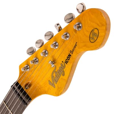 Vintage Icon Series V6MRSSB Distressed - SSS, Sunset Sunburst image 8