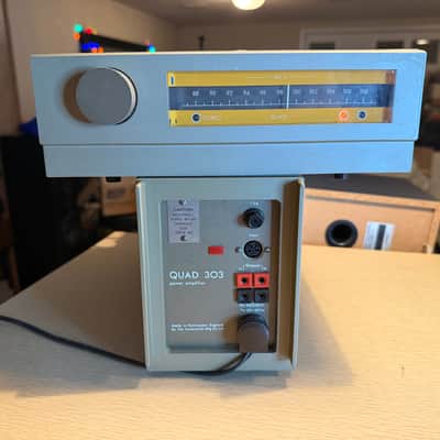 Quad 33 Control Unit + Quad FM 2 Stereo Tuner + Quad 303 Power Amp Serviced Rare image 2