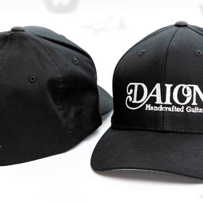 Daion L/XL Black Baseball Cap with Embroidered Logo Front and Back image 5