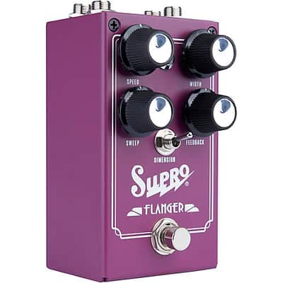 Supro 1309 Flanger Effects Pedal Purple image 2