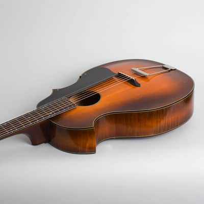 Kay  Kay Kraft Venetian Style B Arch Top Acoustic Guitar (1932), black chipboard case. image 7