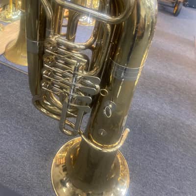 Cerveny ABB681 4 rotary valve Tuba SN#920021 a BB♭ (B-flat) tuba. MINT CONDITION  MINT CONDITION image 9