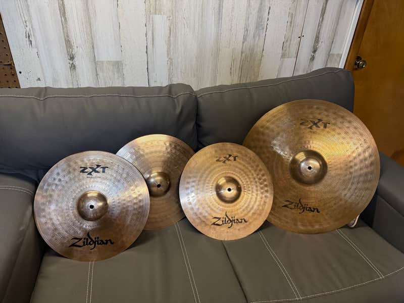 Zildjian ZXT Cymbal Set – 14" Hi-Hats, 14" Thin Crash & 20" Medium Ride image 1