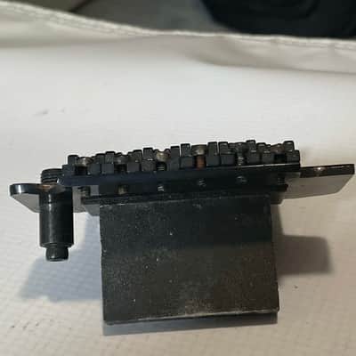 2000's Ibanez Logo Series Licensed Black Floyd Rose Double Locking Tremolo Bridge image 8