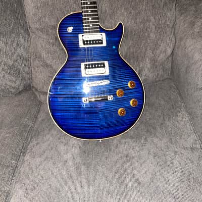 Warmoth Single Cut 2008 Transparent Blue image 3