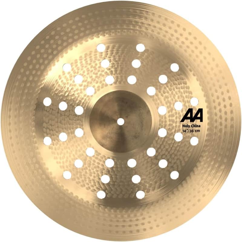 Sabian AA 14 Inch Holy China Cymbal l B20 Bronze Alloy l 80% Copper - 20% Tin l Made in Canada l Model 21416CS image 1
