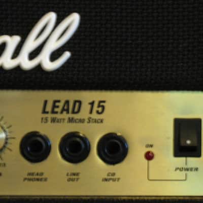 Marshall Lead 15 Full Mini Stack - G15MS Amp Head And 2 Cabinets - Mint Condition image 6
