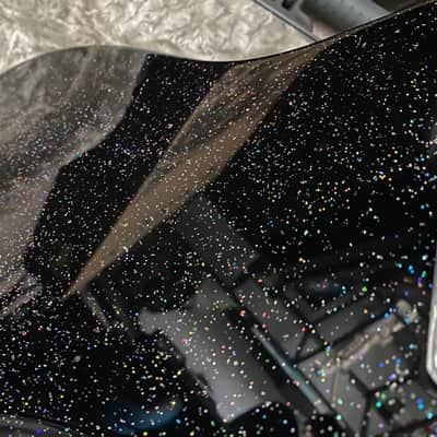 Fender Tom Delonge Stratocaster - Galaxy Black Flake Finish by Marty Bell w/ Fender Deluxe Case image 10