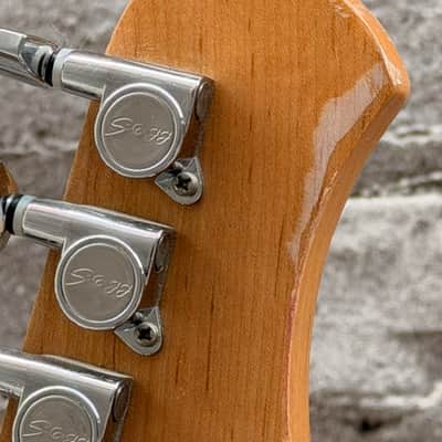 Stagg "T" Style Single-Cut Left-Handed Electric Guitar — Natural / Sunburst image 12