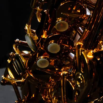 P. Mauriat 'Grand Dreams' Professional Alto Saxophone - Cognac - PMSA-285 image 8