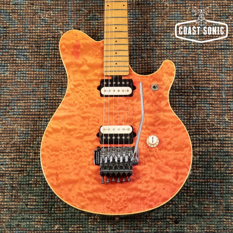 1997 Ernie Ball Music Man Axis EX Pink made in Japan MIJ EVH image 1