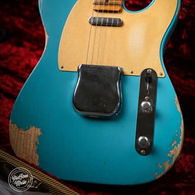 2023 Fender USA Custom Shop 52' Telecaster Heavy Relic TAOT Turquoise image 1