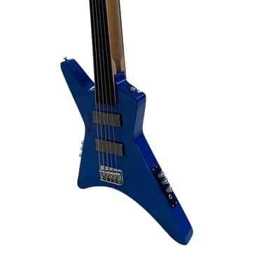 5 String Fanned Fret Bass /5 String Fretless Bass Busuyi Double Neck Guitar 2023 + bag image 1