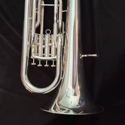 Yamaha YEP-321S Intermediate 4-Valve Euphonium - Silver-Plated image 7