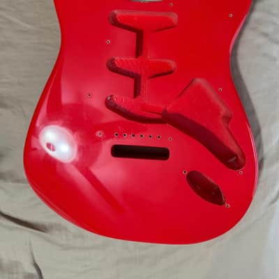 Guitar Mill Stratocaster Body - Nitro Torino Red image 1