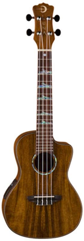 Luna Ukulele Concert KOA High Tide w/Preamp image 1