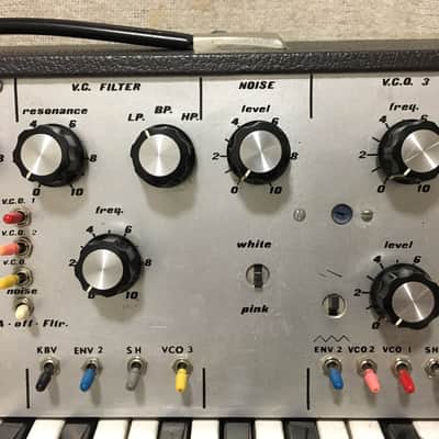 Steiner Parker Synthacon Model 174 1975-1979 Like Minimoog / ARP Odyssey Silverface Wood Sides image 6