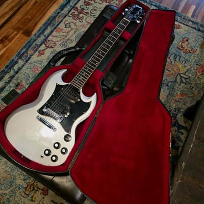 1969 Gibson SG Special - Refinished Silver - Humbuckers - w/ Chainsaw Case image 3