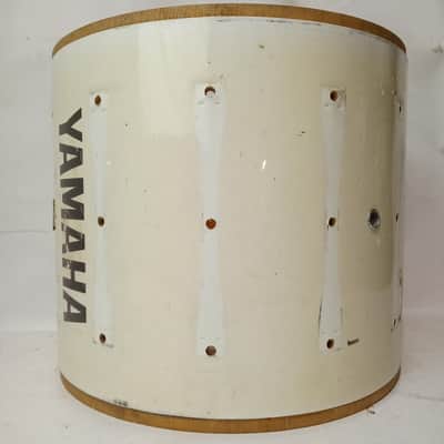 Yamaha SFZ 12x14" 8000 Tour Custom Marching Snare Drum Shell Piano White Japan image 3