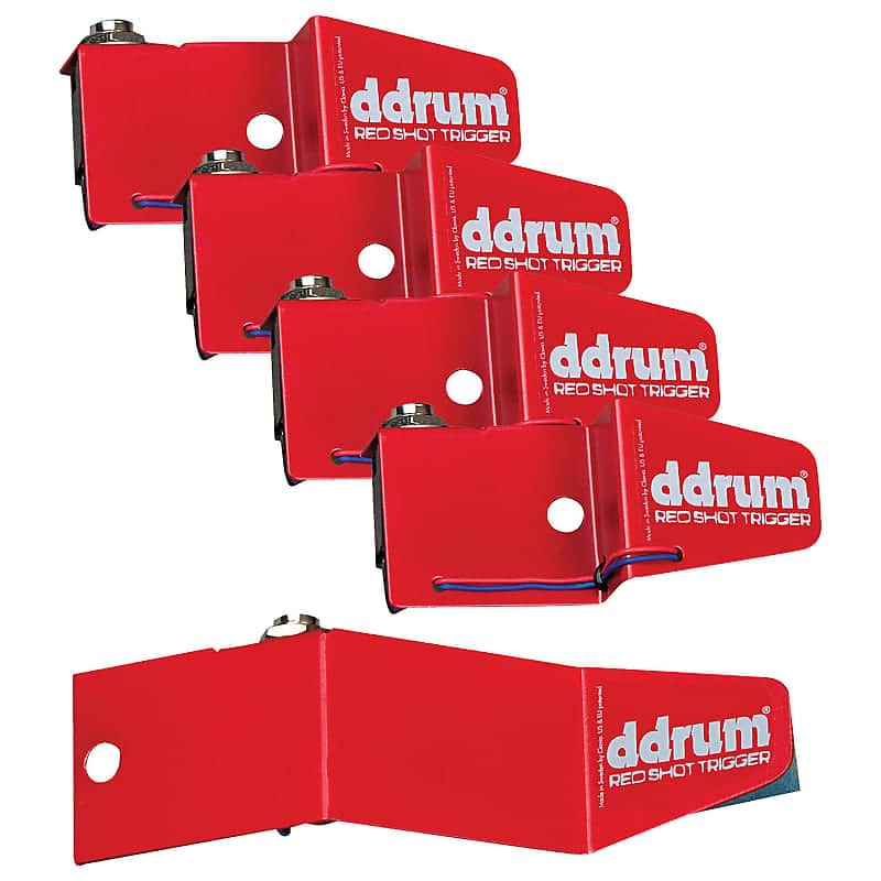ddrum RSKIT Red Shot Drum Trigger Kit (5pc) image 1