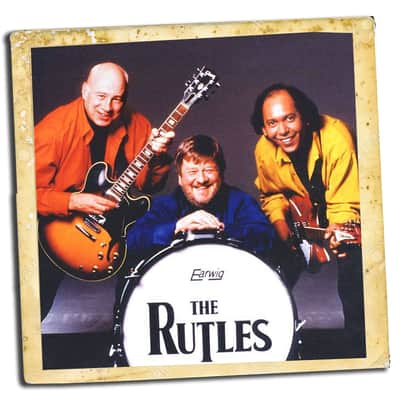 The Rutles, bass drumhead, 22", Resonate Drum Head, The Beatles image 9