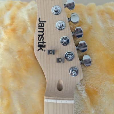 Left Handed Jamstik Strat Style Neck w/ Locking Tuners - 25.5" scale, 14" radius - FREE shipping image 2