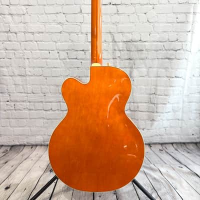 Gretsch G6120T-55 Vintage Select '55 Chet Atkins Hollow Body with Bigsby Vintage Orange Stain 2022 image 6