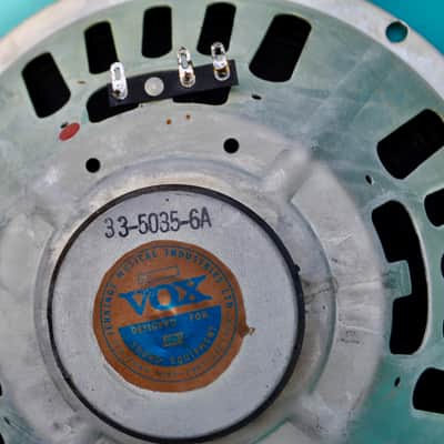 VOX labeled Oxford 12J4-2 1960s 8 Ohm Speaker Pair image 2