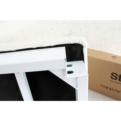 Stagg WHITE METAL FRAME PIANO BENCH Regular image 3