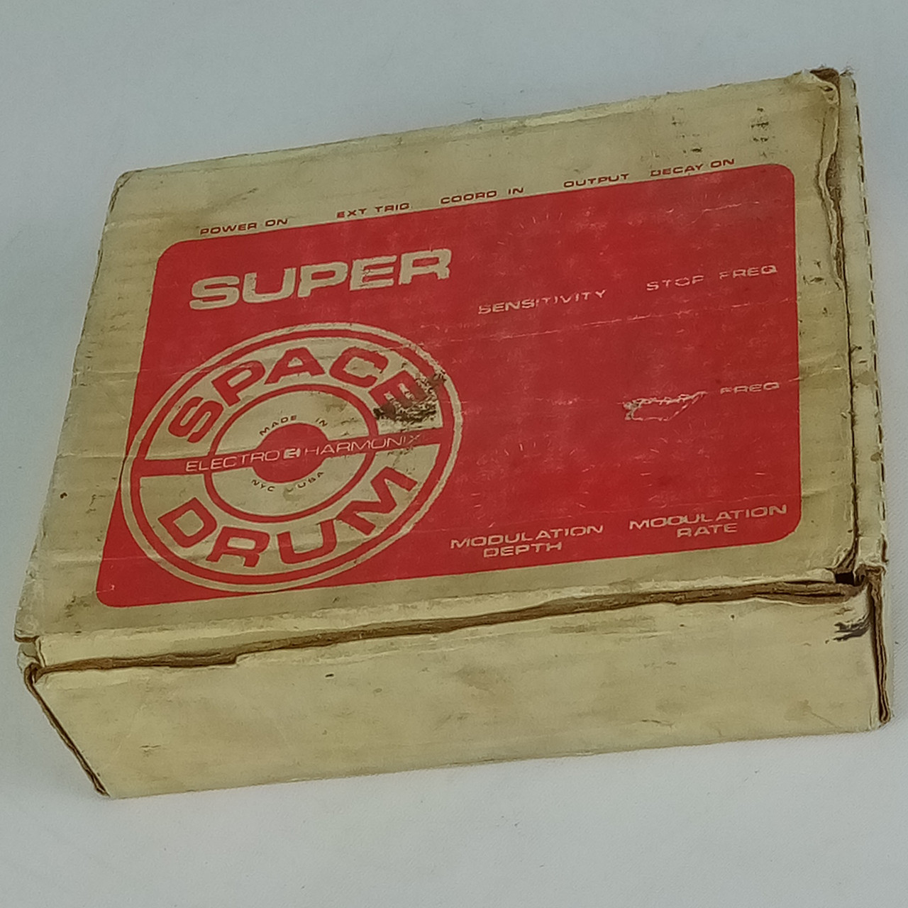 VINTAGE80s Electro-Harmonix Super Space Drum Analog Drum Synth Effects Pedal NOS — main photograph