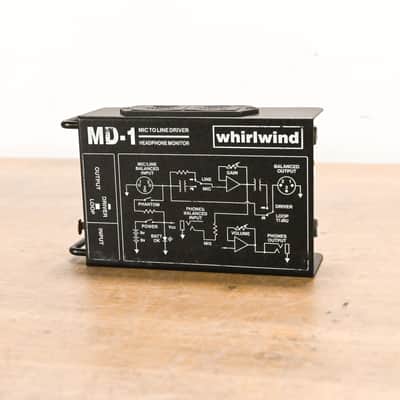 Whirlwind MD-1 Portable Mic Preamp / Line Driver & Headphone Monitor CG012V5