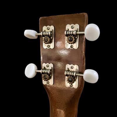 Guyatone-Howard Baritone Ukulele Purfled Trim 1960s Solid Mahogany Video image 8
