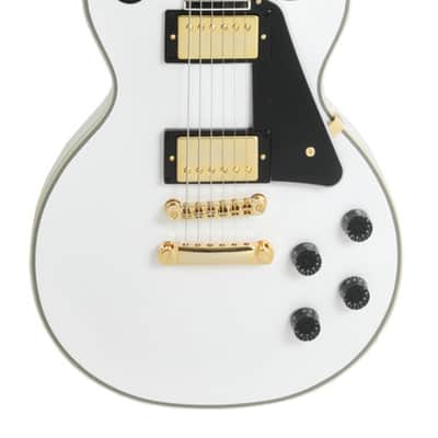 Epiphone Inspired By Gibson Custom Les Paul Custom Alpine White image 2