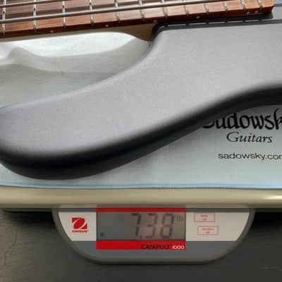SUPER MINT 2020 Sadowsky NYC "Satin Series" Modern 4-24 BEAD 4-string - Black Pearl Satin image 11