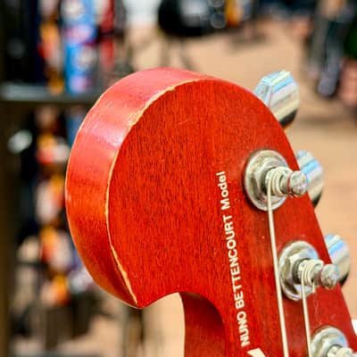 🔥1994🔥 Washburn N2 Nuno Bettencourt~ Korea Padauk Red + Gotoh + Bill Lawrence! image 19