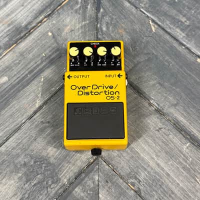 Boss OS-2 OverDrive/Distortion (Silver Label) 1990 - Present - Yellow image 1