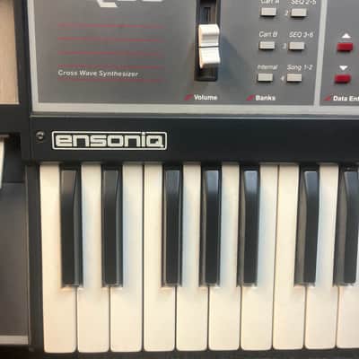 Immagine Ensoniq SQ-80 Cross Wave Synthesizer w/ RAM Cartridges 1988 - Black - 3